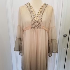 New York & Company size L Ombre Embellished dress